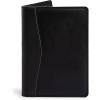 PEGAI Junior Legal Pad Folder Organizer | Portfolio Binder, Resume Interview Document Organizer Folio | Personalized Leather Binder Padfolio with Business Card Organizer | Eriksen (Charcoal)(Charcoal)