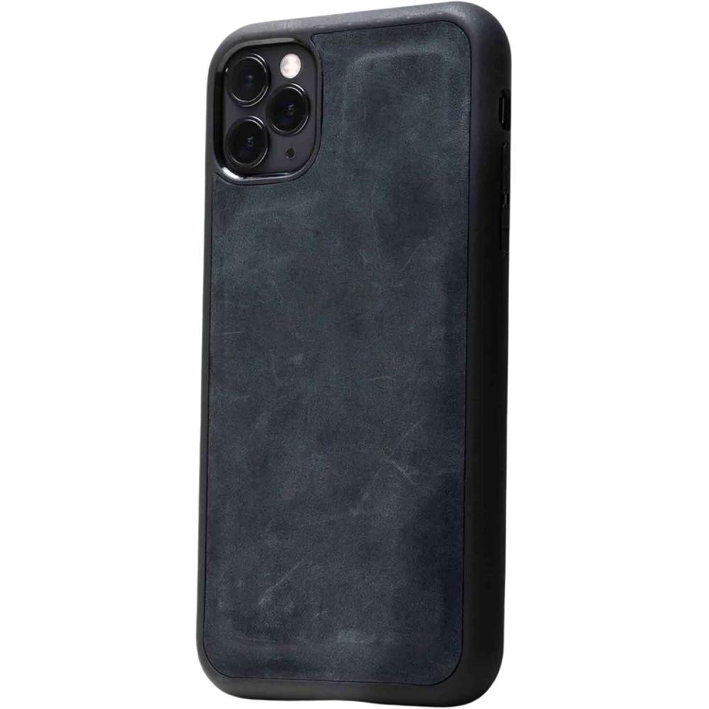 image:imagePEGAI Premium Leather Phone Case Compatible with iPhone 7 Plus  8 Plus  Magnetic Car Holder with Builtin Metal Plate  Artisan Leather Phone Cover CinnamonCharcoal Black