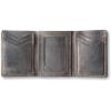 PEGAI Personalized 100% Leather Trifold Wallet For Men – Handmade Minimalist Men’s Wallet, Classic Billfold with ID Holder, Credit Card Wallet, Card Holder, Custom Wallets for Men | Kane (Rock Grey)(Rock Grey)