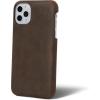 PEGAI Handmade Leather Phone Case Compatible with iPhone 11/12/13 Pro Max | Full Grain Artisan Leather | Wireless Charger Compatible (excludes MagSafe) | DEAN (Whiskey, 12 PRO MAX)(Chestnut)