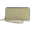 PEGAI Leather Large Capacity Wristlet Wallets For Women | Zip Around Full-Grain Phone Wallet | Clutch Purses for Women With Credit Card Holder, Coin Purse and Cash Slot | KARLA (Aqua)(Aqua)