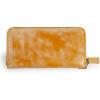 PEGAI Leather Large Capacity Wristlet Wallets For Women | Zip Around Full-Grain Phone Wallet | Clutch Purses for Women With Credit Card Holder, Coin Purse and Cash Slot | KARLA (Aqua)(Yellow)