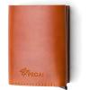 PEGAI Leather Trifold Wallet For Men Quick Card Access, Elegant Looking Premium Handcrafted Men’s Wallet | Leather Card Holder Wallets for Men | Mack (Whiskey)(Whiskey)
