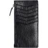 PEGAI Minimalist Card Case & Zippered Wallet for Women | Isabel(Arizona Black)