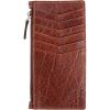 PEGAI Minimalist Card Case & Zippered Wallet for Women | Isabel(Cognac)