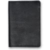 PEGAI Personalized Leather Passport Holder Cover Wallet Travel Essentials | 100% Soft Touch Rustic Travel Wallet Case, International Travel Must Haves | DeKalb (Charcoal Black)(Charcoal Black)