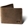 PEGAI Wallet for Men | 100% Leather Personalized Bifold Wallet with ID and Card Holder | Soft Touch Slim Minimalist Design, Leather Wallet | Bureau (Chestnut)(Chestnut)