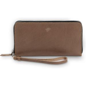 PEGAI Leather Large Capacity Wristlet Wallets For Women | Zip Around Full-Grain Phone Wallet | Clutch Purses for Women With Credit Card Holder, Coin Purse and Cash Slot | KARLA (Aqua)(Sand)