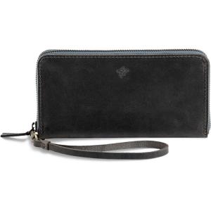 PEGAI Leather Large Capacity Wristlet Wallets For Women | Zip Around Full-Grain Phone Wallet | Clutch Purses for Women With Credit Card Holder, Coin Purse and Cash Slot | KARLA (Aqua)(Rock)