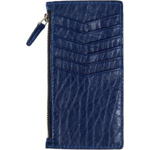 PEGAI Minimalist Card Case & Zippered Wallet for Women | Isabel(Blue)