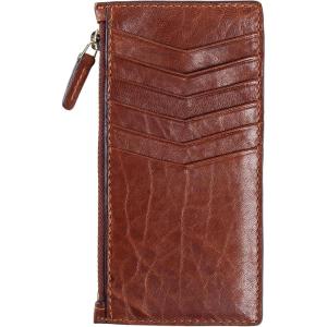 PEGAI Minimalist Card Case & Zippered Wallet for Women | Isabel(Brown)