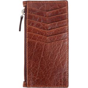 PEGAI Minimalist Card Case & Zippered Wallet for Women | Isabel(Cognac)