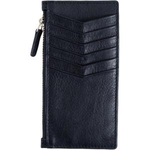 PEGAI Minimalist Card Case & Zippered Wallet for Women | Isabel(Dymnos Black)