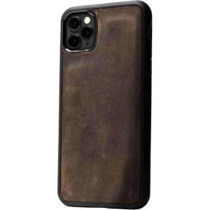 PEGAI Premium Leather Phone Case Compatible with iPhone 7 Plus / 8 Plus | Magnetic Car Holder with Built-in Metal Plate – Artisan Leather Phone Cover (Cinnamon)(Chestnut)