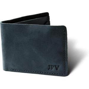 PEGAI Wallet for Men | 100% Leather Personalized Bifold Wallet with ID and Card Holder | Soft Touch Slim Minimalist Design, Leather Wallet | Bureau (Chestnut)(Charcoal)