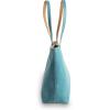 FBM: PEGAI Personalized 100% Leather Tote Bag for Women, Handmade, Organizer, Shoulder Detail, Amazing Gift Idea, Lasalle(Turqoise)