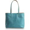 FBM: PEGAI Personalized 100% Leather Tote Bag for Women, Handmade, Organizer, Shoulder Detail, Amazing Gift Idea, Lasalle(Turqoise)