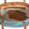 FBM: PEGAI Personalized 100% Leather Tote Bag for Women, Handmade, Organizer, Shoulder Detail, Amazing Gift Idea, Lasalle(Turqoise)