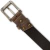 PEGAI McTROY 100% Full Grain Leather Belts for Men, Handmade, Buckle Design, Great for Work, Casual(Dolton | Chestnut)