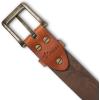 PEGAI McTROY 100% Full Grain Leather Belts for Men, Handmade, Buckle Design, Great for Work, Casual(Irving | Rust)