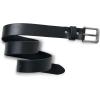 PEGAI Personalized Mens Leather Belt | Buffalo Leather Belt for Men(Black)