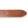 PEGAI Personalized Mens Leather Belt | Buffalo Leather Belt for Men(Saddle Brown)