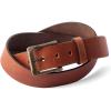PEGAI McTROY 100% Full Grain Leather Belts for Men, Handmade, Buckle Design, Great for Work, Casual(Irving | Rust)