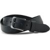 PEGAI Personalized Mens Leather Belt | Buffalo Leather Belt for Men(Black)