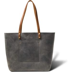 FBM: PEGAI Personalized 100% Leather Tote Bag for Women, Handmade, Organizer, Shoulder Detail, Amazing Gift Idea, Lasalle(Rock)