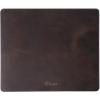 PEGAI Leather Mouse Pad for Computer Mouse, Computer Desk, Office Desk & PC Laptop Computer | Skin-friendly & Waterproof, Non Slip Mat, Desk Protector | West (Antique Brown)