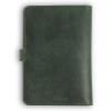 PEGAI Personalized Leather Journal Notebook- Handmade Leather Traveler’s Notebook Planner |Refillable Leather Notebook Cover | Professional Notebooks for Work | DuPage Rock,Full | Unlined(Green)