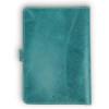 PEGAI Personalized Leather Journal Notebook- Handmade Leather Traveler’s Notebook Planner |Refillable Leather Notebook Cover | Professional Notebooks for Work | DuPage Rock,Full | Unlined(Turquoise)