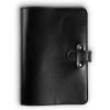 PEGAI Personalized Leather Journal Notebook- Handmade Leather Traveler’s Notebook Planner |Refillable Leather Notebook Cover | Professional Notebooks for Work | DuPage Rock,Full | Unlined(Black)