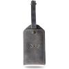 PEGAI Personalized Leather Luggage Tags for Suitcases | Handmade Travel Essentials Luggage Tag- Secure With Snap Closure and Easy Attachment to Suitcase, Travel Backpack, Handbag | Bond (Charcoal)(Rock)