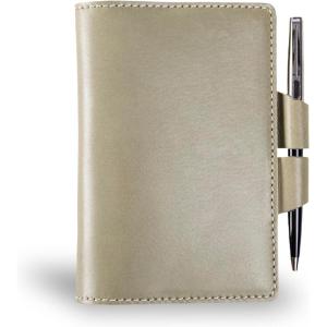 PEGAI Personalized Refillable Leather Journal Cover with Pen Loop & Card Slots for Notebook Journal, Refillable Journal, Leather Notebook Cover | Mood (Aqua, Unlined)(Aqua)
