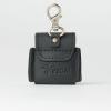 PEGAI Leather Airpods Pro Case | Airpods Pro 2nd and 3rd Generation Leather Case Keychain | Magnetic Closure & Charge Port Access | Austin (Charcoal Black)(Charcoal Black)