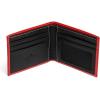 PEGAI Standard Leather Bifold Wallet For Men | Minimalist RFID Blocking Slim Wallet For Men With Credit Card Holder | Edward Italian (Green & Mustard)(Italian | Red & Black)
