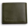 PEGAI Standard Leather Bifold Wallet For Men | Minimalist RFID Blocking Slim Wallet For Men With Credit Card Holder | Edward Italian (Green & Mustard)(Italian | Green & Mustard)