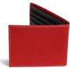 PEGAI Handcrafted Leather Wallets for Men, RFID Protected | Leather Slim Bifold Wallet for Men, RFID-Blocking Wallet | (Buffalo, Taba)(Toiano Red & Black)