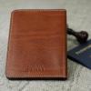 PEGAI Personalized Leather, Passport Holder For Travel | Handmade Passport Wallet Cover Case | Travel Document Holder, Passport Cover for Men, Women, and Family | Pike (Green)(Dark Brown)