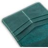PEGAI Personalized Leather, Passport Holder For Travel | Handmade Passport Wallet Cover Case | Travel Document Holder, Passport Cover for Men, Women, and Family | Pike (Green)(Turqoise)