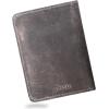 PEGAI Personalized Leather, Passport Holder For Travel | Handmade Passport Wallet Cover Case | Travel Document Holder, Passport Cover for Men, Women, and Family | Pike (Green)(Rock)