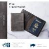PEGAI Personalized Leather, Passport Holder For Travel | Handmade Passport Wallet Cover Case | Travel Document Holder, Passport Cover for Men, Women, and Family | Pike (Green)(Rock)