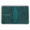 PEGAI Personalized Leather, Passport Holder For Travel | Handmade Passport Wallet Cover Case | Travel Document Holder, Passport Cover for Men, Women, and Family | Pike (Green)(Turqoise)