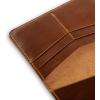 PEGAI Personalized Leather, Passport Holder For Travel | Handmade Passport Wallet Cover Case | Travel Document Holder, Passport Cover for Men, Women, and Family | Pike (Green)(Dual Tone Coffee)
