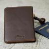 PEGAI Personalized Leather, Passport Holder For Travel | Handmade Passport Wallet Cover Case | Travel Document Holder, Passport Cover for Men, Women, and Family | Pike (Green)(Dymnos Brown)