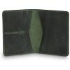 PEGAI Personalized Leather, Passport Holder For Travel | Handmade Passport Wallet Cover Case | Travel Document Holder, Passport Cover for Men, Women, and Family | Pike (Green)(Green)