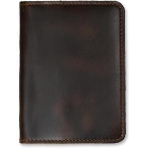 PEGAI Personalized Leather, Passport Holder For Travel | Handmade Passport Wallet Cover Case | Travel Document Holder, Passport Cover for Men, Women, and Family | Pike (Green)(Dual Tone Coffee)